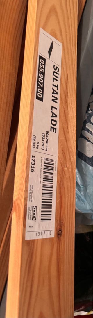 Lamas Cama IKEA Sultan Madera