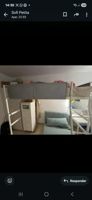 Cama alta juvenil IKEA
