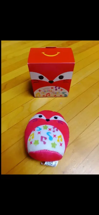 Peluche Squishmallows Volpe Rosso