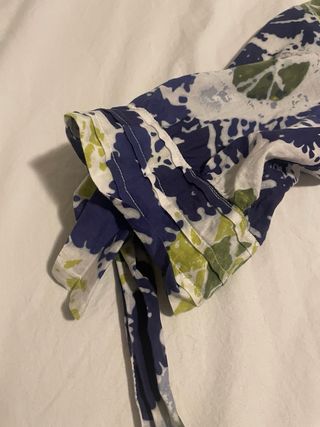 Blusa larga algodón estampado