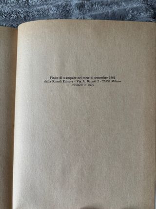 Libro arena di Norman Bogner del 1982