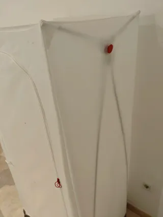 Armario VUKU IKEA Poliéster Blanco/Negro