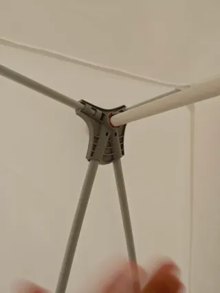 Armario VUKU IKEA Poliéster Blanco/Negro