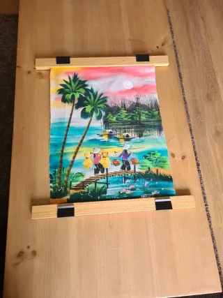 Soporte póster bambú Ikea Visbäck