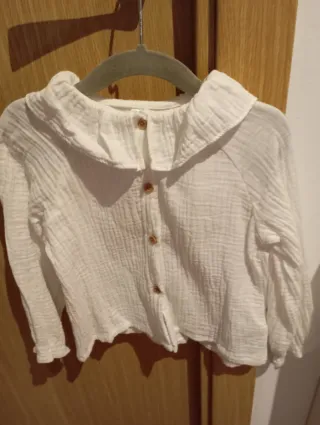 Corsé/Corpiño Fallera Niña Morado Blusa blanca