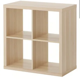 Estantería de madera 4 cubos