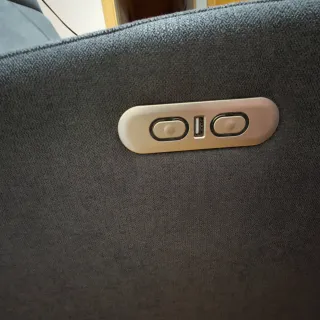 Sillón relax gris tela