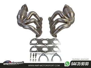 COLECTORES CON CATALIZADOR PARA PORSCHE CARRERA 991 12-16