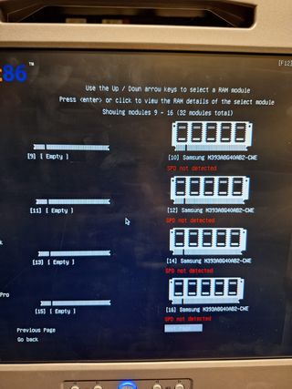 256GB (4x64GB) Samsung DDR4-3200MHz ECC RDIMM CL22