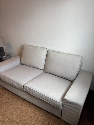 Sofá Kivik Ikea Beige Tela