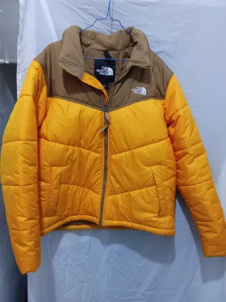 Chaqueta The North Face Hombre Marrón y Amarillo