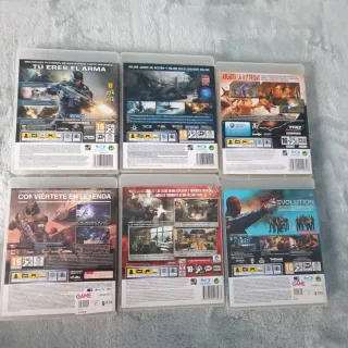 Pacchetto 8 Giochi PS3 Guerra e Azione