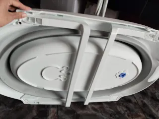 Bañera bebé plegable con patas y desagüe