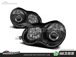 FAROS DELANTEROS LUPA PARA MERCEDES CLASE C W203