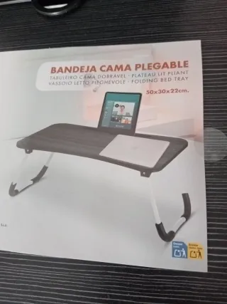 Mesa escritorio portátil para cama/sofá.