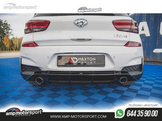 DIFUSOR TRASERO HYUNDAI I30 N 2017-- NEGRO BRILLO