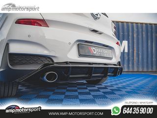 DIFUSOR TRASERO HYUNDAI I30 N 2017-- NEGRO BRILLO