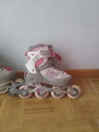 Patines en línea Oxelo niña talla ajustable. 35-38