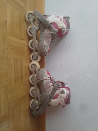 Patines en línea Oxelo niña talla ajustable. 35-38