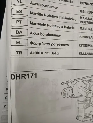 Martillo Makita 5.0Ah Batería NUEVO 300€