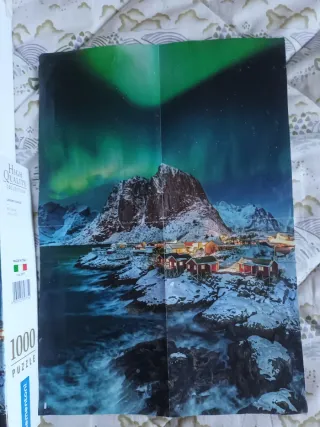 Puzzle Clementoni 1000 piezas Aurora Boreal