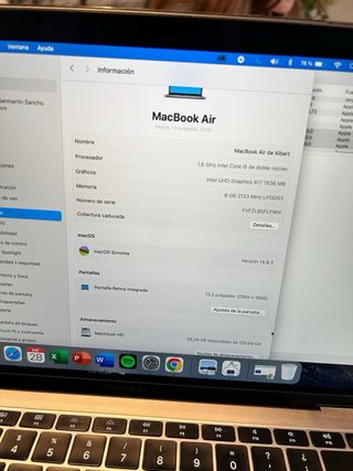MacBook Air Retina 2019 Gris Espacial