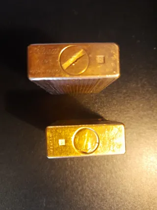 2 Mecheros Dupont Dorados