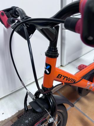Bicicleta infantil B'TWIN naranja