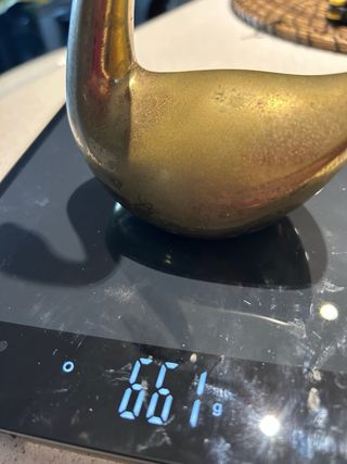 Cisne Vintage Latón 15cm