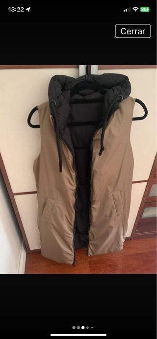Chaleco acolchado Zara reversible