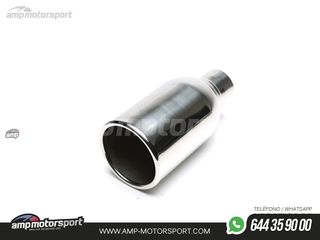 COLA DE ESCAPE REDONDA BORDE GRUESO 100MM