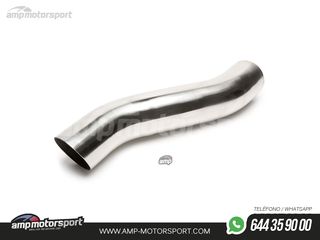 COLA DE ESCAPE REDONDA CURVADA 60MM