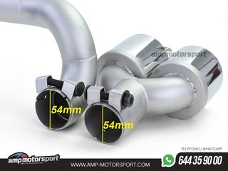 DIFUSOR TRASERO BRILLO BMW SERIE 5 F10/F11 + CONVERSIÓN A DOS SALIDAS