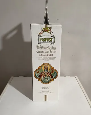 Bottiglia Birra di Natale Forst 2025 Ed. Limitata