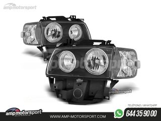FAROS DELANTEROS OJOS DE ANGEL PARA VOLKSWAGEN T4 MULTIVAN / CARAVELLE