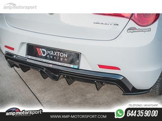 DIFUSOR TRASERO ALFA ROMEO GIULIETTA 2010-2020 NEGRO BRILLO