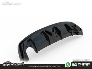 DIFUSOR TRASERO ALFA ROMEO GIULIETTA 2010-2020 NEGRO BRILLO