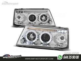 FAROS DELANTEROS OJOS DE ANGEL PARA PEUGEOT 205