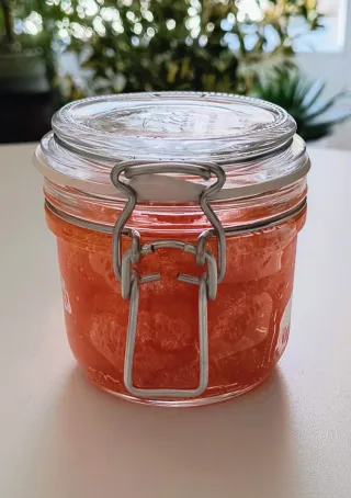 Candela Confettura di mandarini iperrealistica