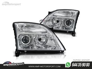 FAROS DELANTEROS OJOS DE ANGEL PARA OPEL VECTRA C