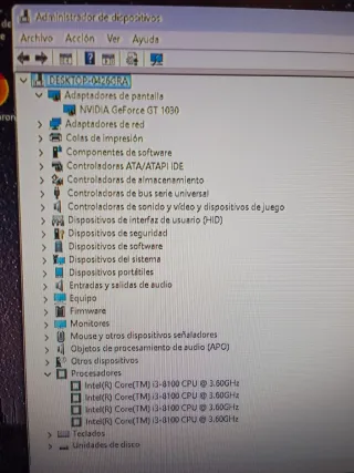 PC Gamer Intel-8100 SSD