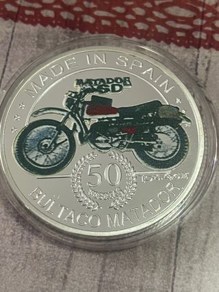 Moneda fantasia ,Bultaco 50 Pesetas 1958-2015