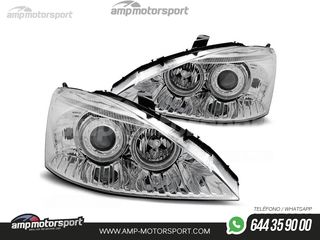 FAROS DELANTEROS OJOS DE ANGEL PARA FORD FOCUS MK1