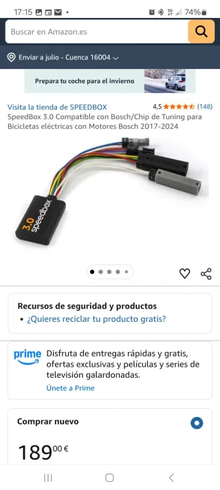 SpeedBox 3.0 para Motor Bosch