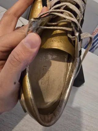 Scarpe Sneakers donna Gucci Originali Oro (No box)