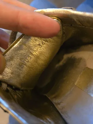 Scarpe Sneakers donna Gucci Originali Oro (No box)