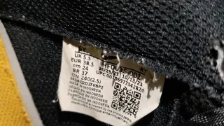 Nike Air Force 1 nere gialle