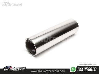 COLA DE ESCAPE REDONDA RECTA 102MM