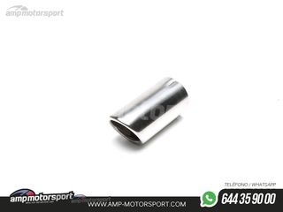 COLA DE ESCAPE REDONDA CORTE DIAGONAL 65MM