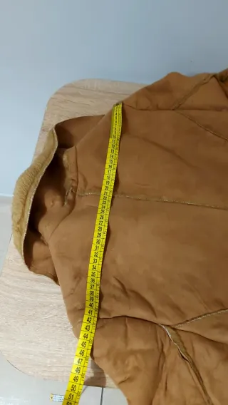 Cappotto beige marrone con pelliccia